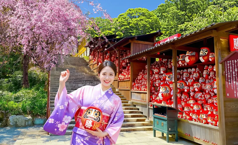 [Osaka & Kyoto Popular Attractions Day Trip] Katsuo-ji Temple Prayer & Kinkaku-ji Temple Pilgrimage & Arashiyama Togetsukyo Bridge & Kimono Forest & Bamboo Forest Path & Nonomiya Shrine (Departure from Osaka or Kyoto)