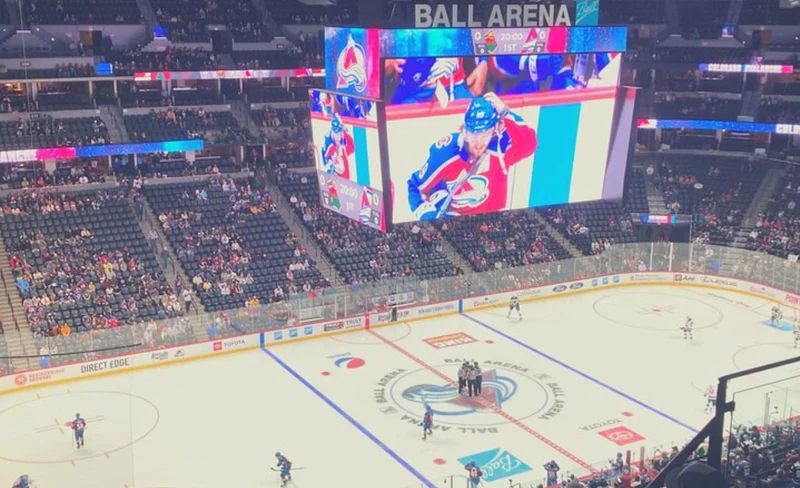Colorado Avalanche Ice Hockey Game at Ball Arena