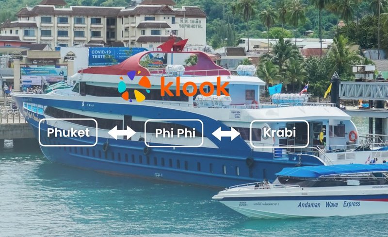 Ferry Ticket between Phuket, Phi Phi Island and Krabi by Andaman Wave Master