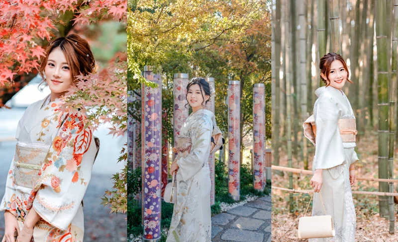 Kyoto Arashiyama | Popular Kimono Rental Experience | Kimono, Yukata, Furisode, Make-up, and Outdoor Photography Services | MOCOMOCO Kimono Arashiyama Main Store