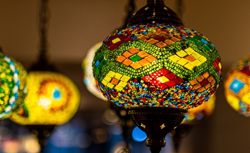 Mosaic Lamp DIY Experience in Taipei by Artist Mosaic Craft Studio