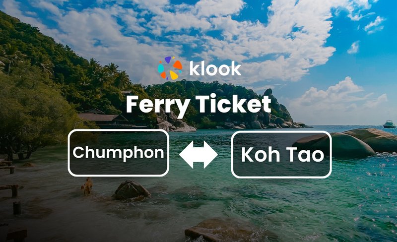 Ferry Ticket between Chumphon and Koh Tao by Lomprayah