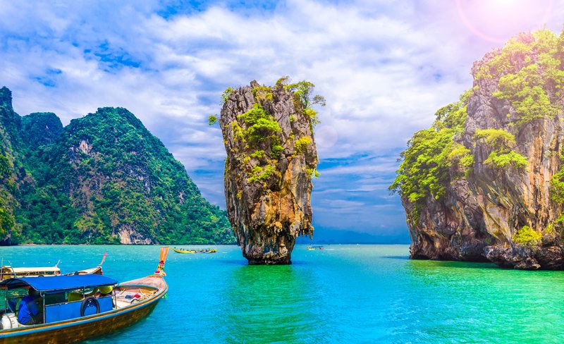 James Bond Island & Canoe Tour by Longtail Boat-Full Day from Phuket