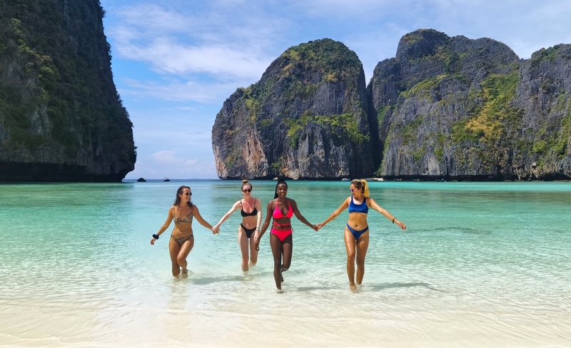 From Koh Lanta: Day Trip to Phi Phi with Transfer and Private Longtail Tour