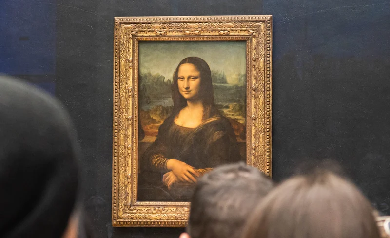 Louvre museum ticket with reserved access to Mona Lisa painting