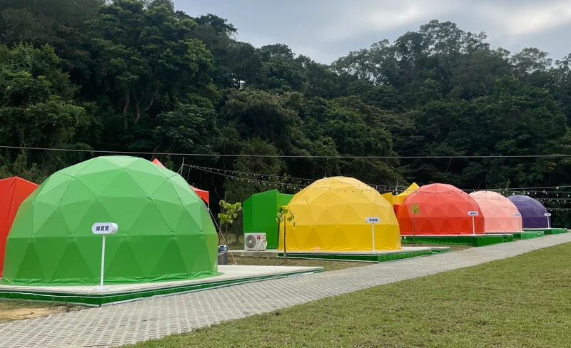 新竹: 百崴露營區 – 一泊三食懶人露營 / 豪華露營區