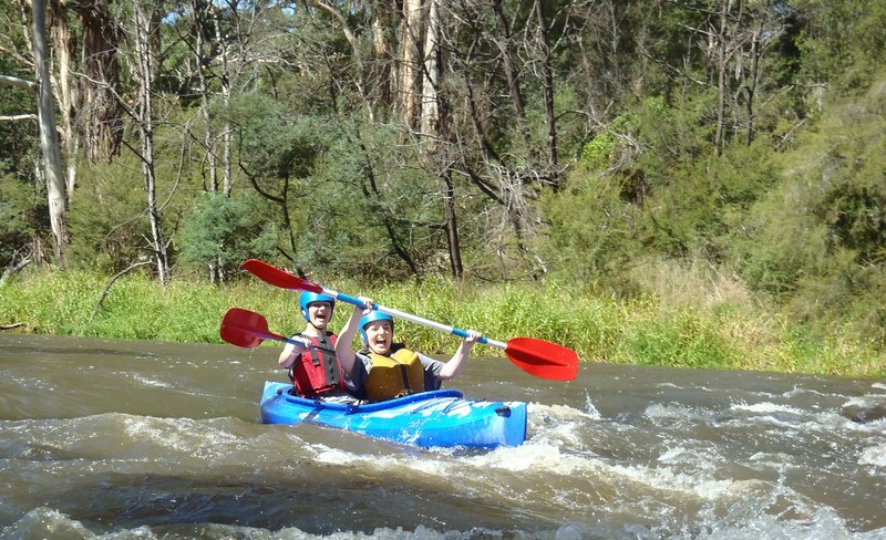 Yarra River White Water Kayaking & Abseiling in Warrandyte