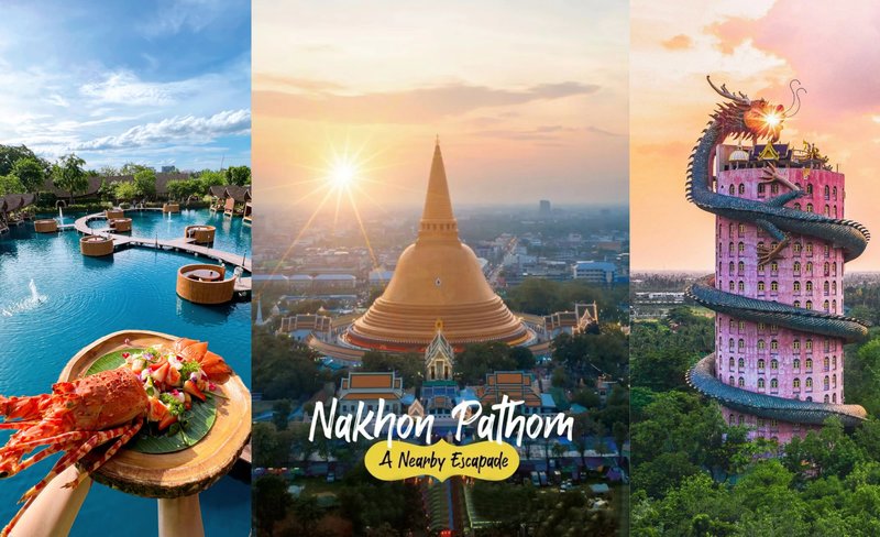 Nakhon Pathom Private Tour from Bangkok: Phra Pathom Chedi, Dragon Temple, Coconut Farm, Bubble in the Forest Cafe and More