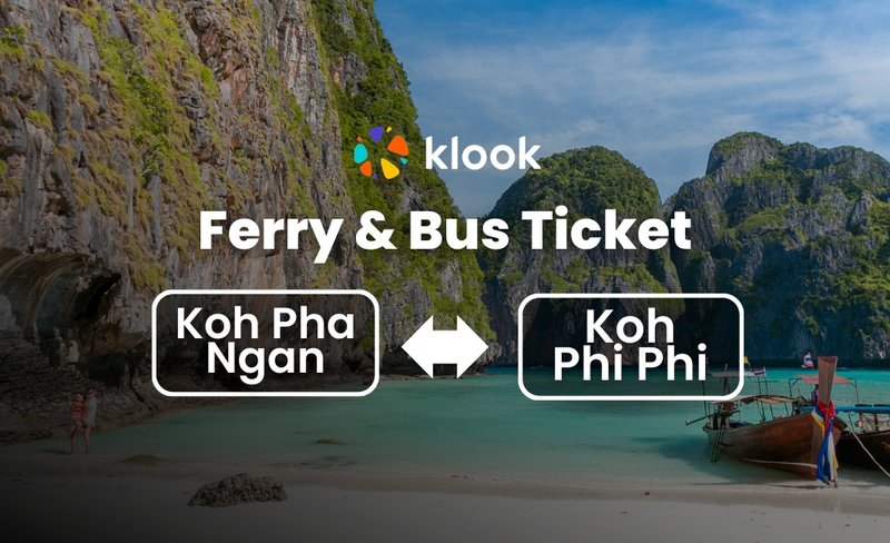 Ferry & Bus Ticket between Koh Pha Ngan and Koh Phi Phi by Lomprayah