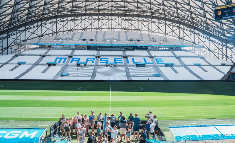 Orange Velodrome Stadium in Marseille