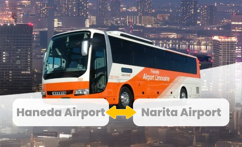 Limousine Bus between Haneda Airport and Narita Airport