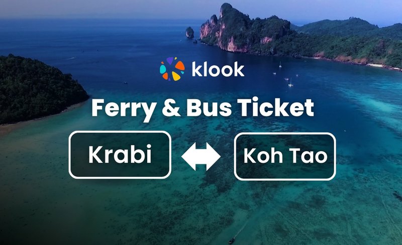 Ferry & Bus Ticket between Krabi and Koh Tao by Lomprayah