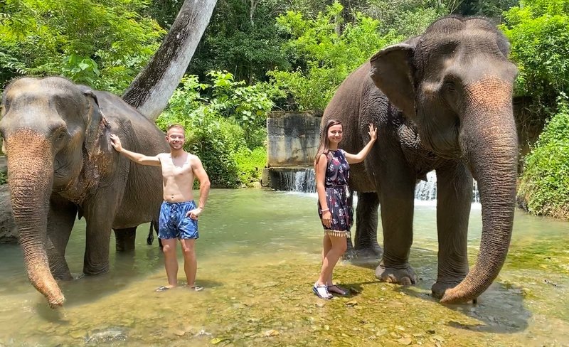 Half-Day Tour to Krabi Elephant Care House Experience