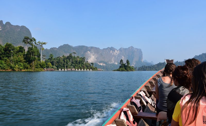 1-Day Tour by Longtail Boat on Cheow Lan Lake in Khao Sok