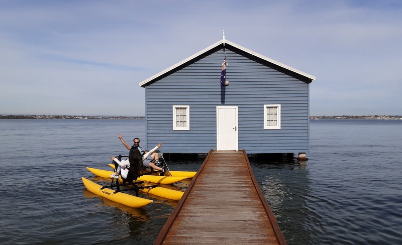 Blue Boatshed Adventure Waterbike Tour in Perth