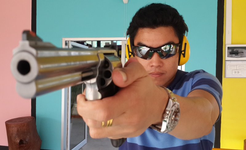 Samui Paragon Gun Shooting Range Experience