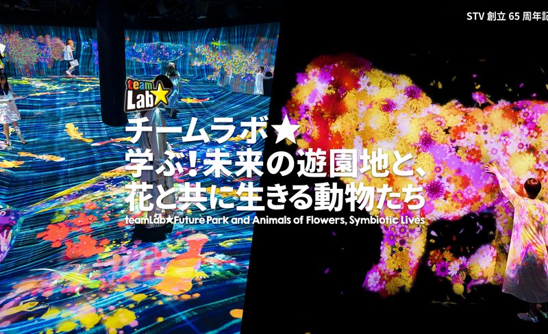 teamLab Future Park and Animals of Flowers, Symbiotic Lives Sapporo Ticket