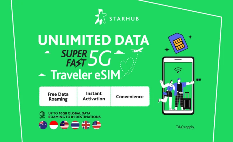 StarHub 5G Singapore Data eSIM