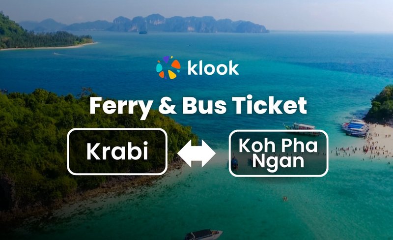 Ferry & Bus Combo Ticket between Krabi/Ao Nang and Koh Pha Ngan by Lomprayah