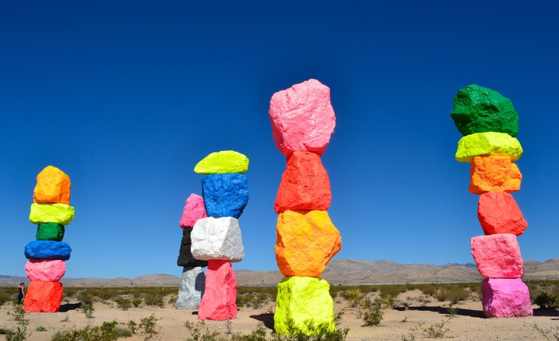 Seven Magic Mountains, Hoover Dam, and Grand Canyon West Tour