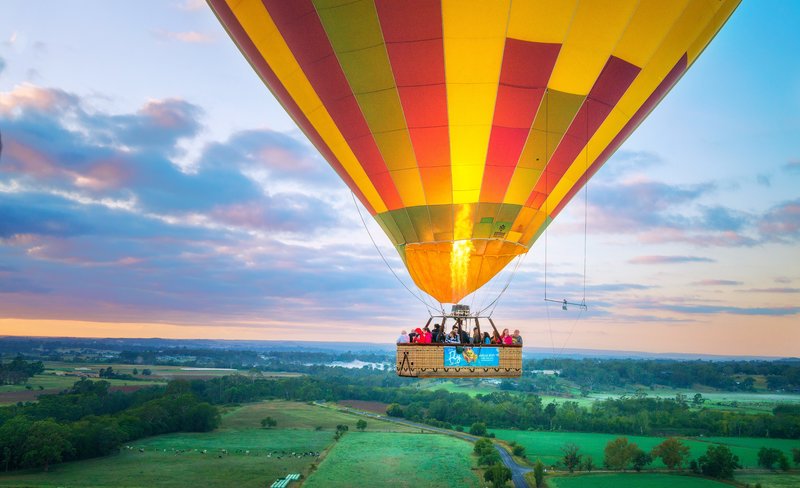 Hot Air Balloon Sunrise Flight in Camden Valley