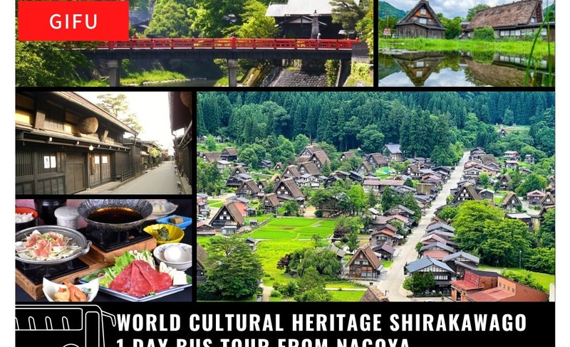 Shirakawa-go World Heritage Site & Hida-Takayama Tour from Nagoya
