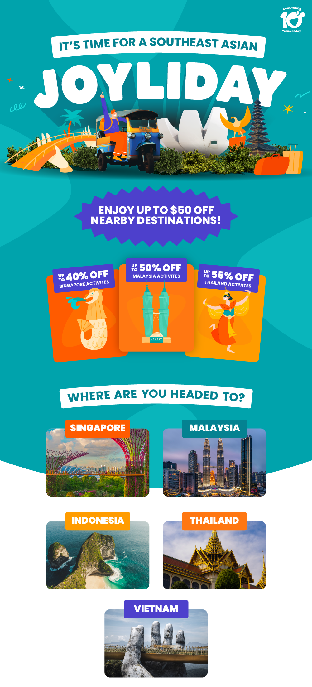 Embark on a Joyliday with Klook!