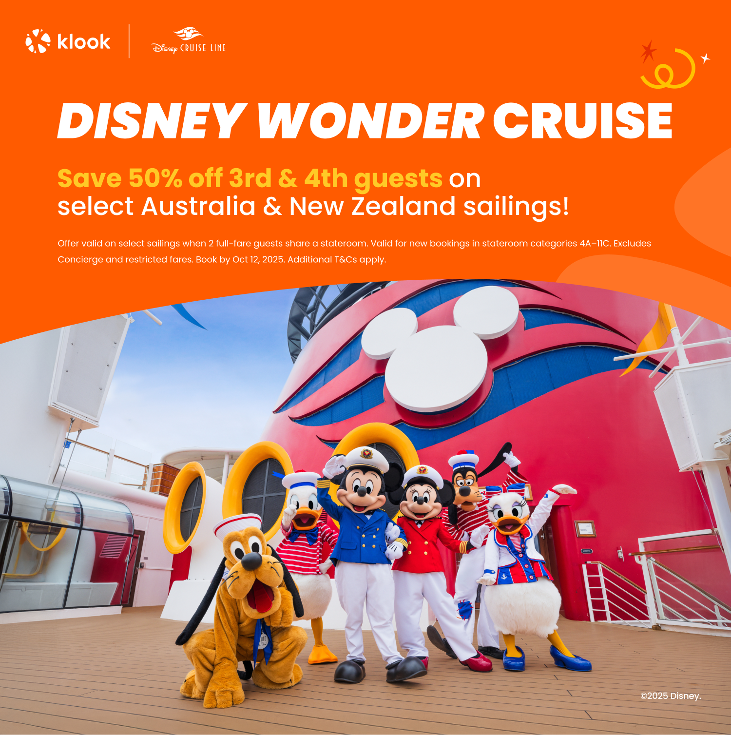 Disney Wonder Cruise from Sydney, Melbourne, and Auckland!