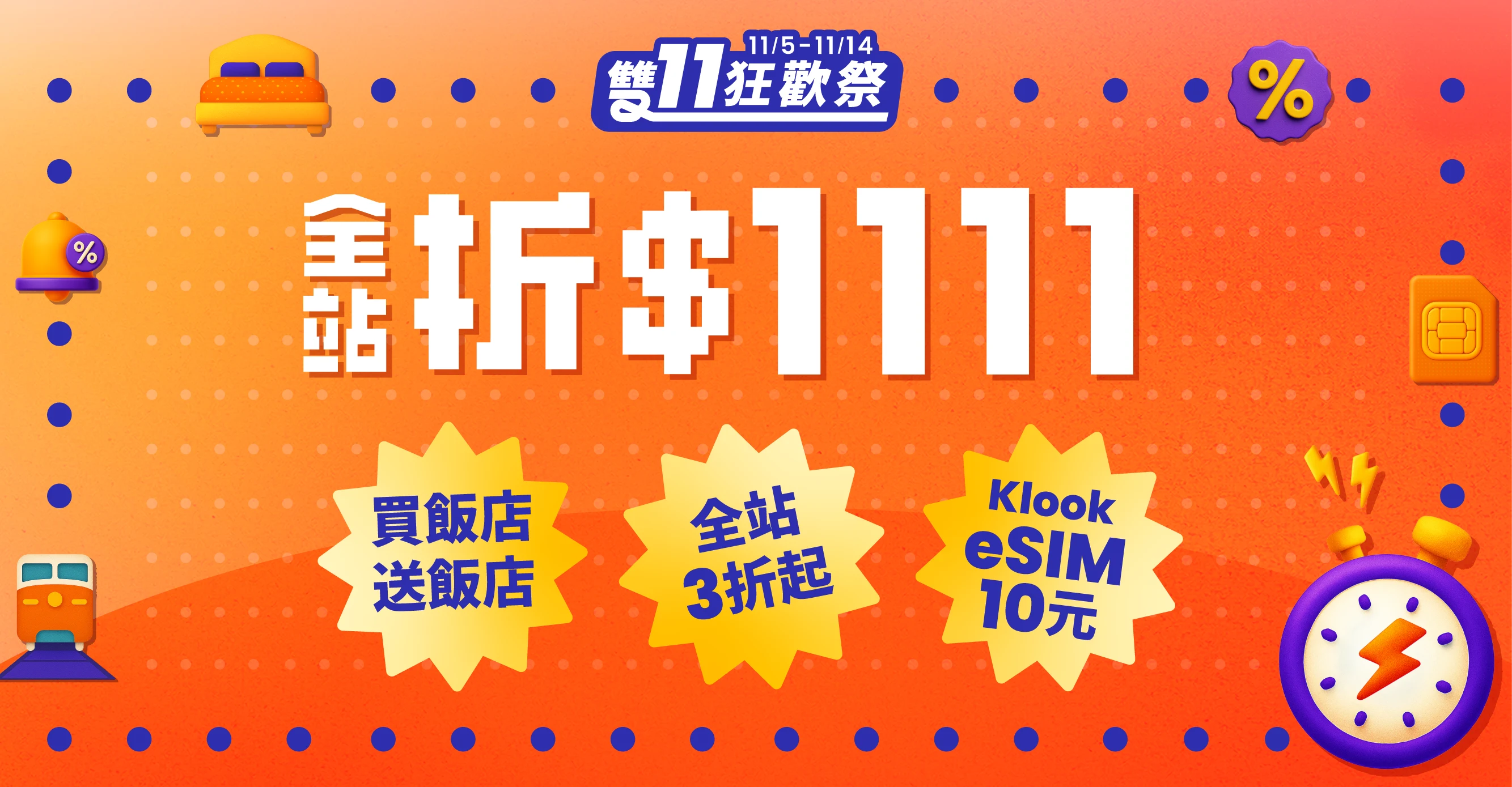 [Klook優惠碼2025] 11月最新折扣碼1折起、現折800元、信用卡活動跟新戶優惠彙整