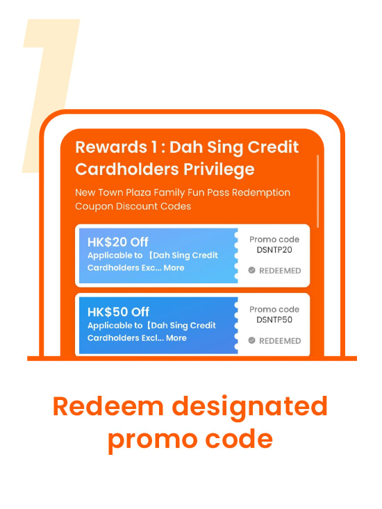 Klook x Dah Sing Credit Card x New Town Plaza Exclusive Offer