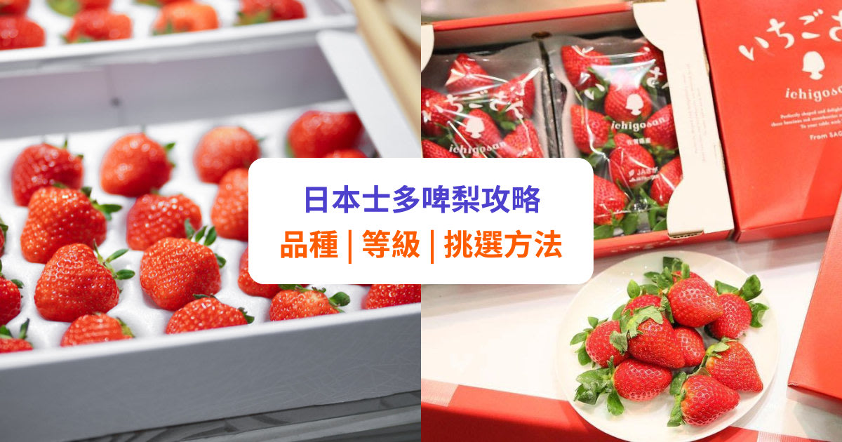 【日本士多啤梨】10大熱門品種、等級、甜度比較！附3大揀士多啤梨方法 - Klook旅遊網誌