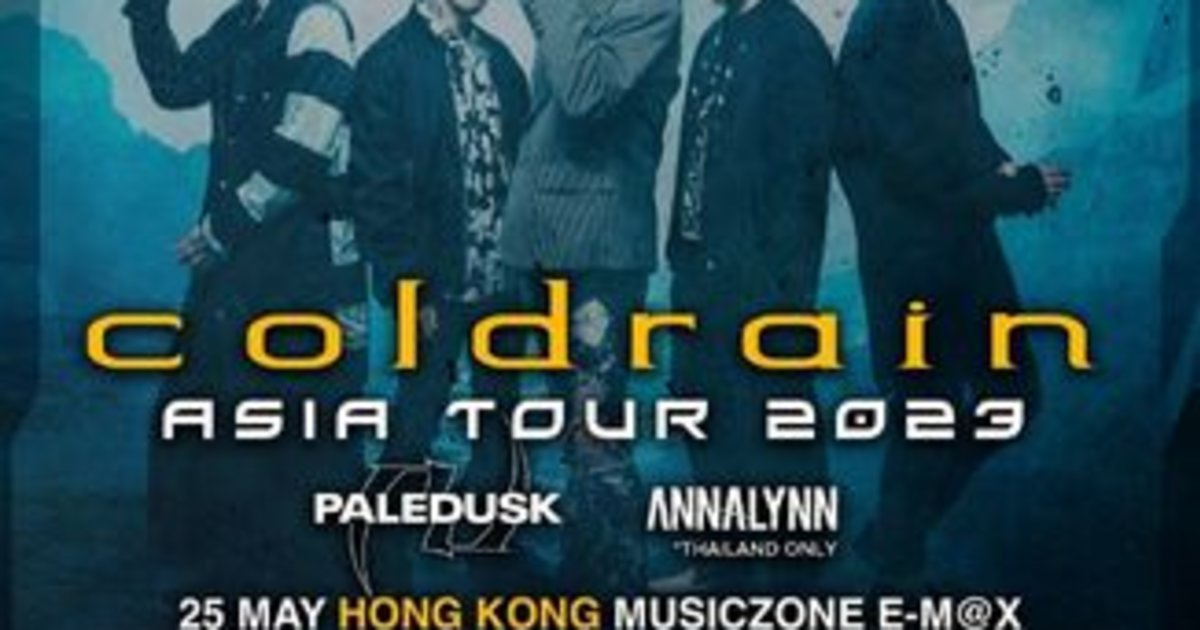 coldrain concert 2023｜coldrain Asia Tour 2023 in Taiwan