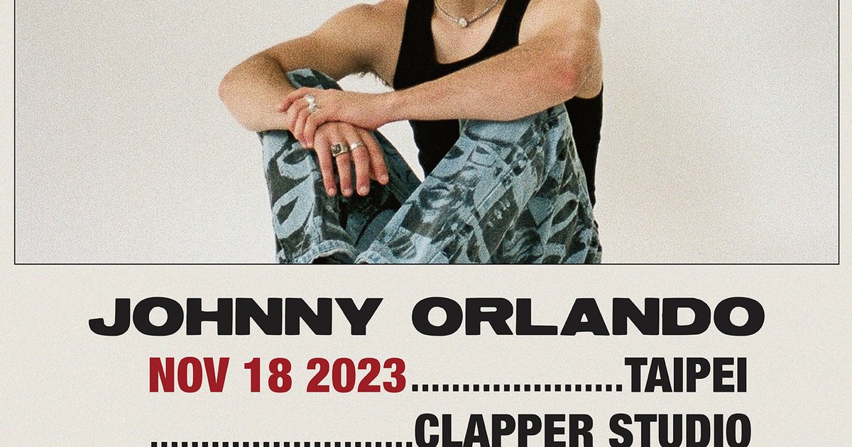 Johnny Orlando演唱會台北站2023｜The Ride Tour in Taipei