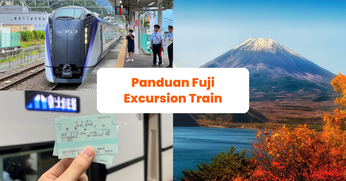 Cara Pergi ke Gunung Fuji dari Tokyo dengan Fuji Excursion Train ...
