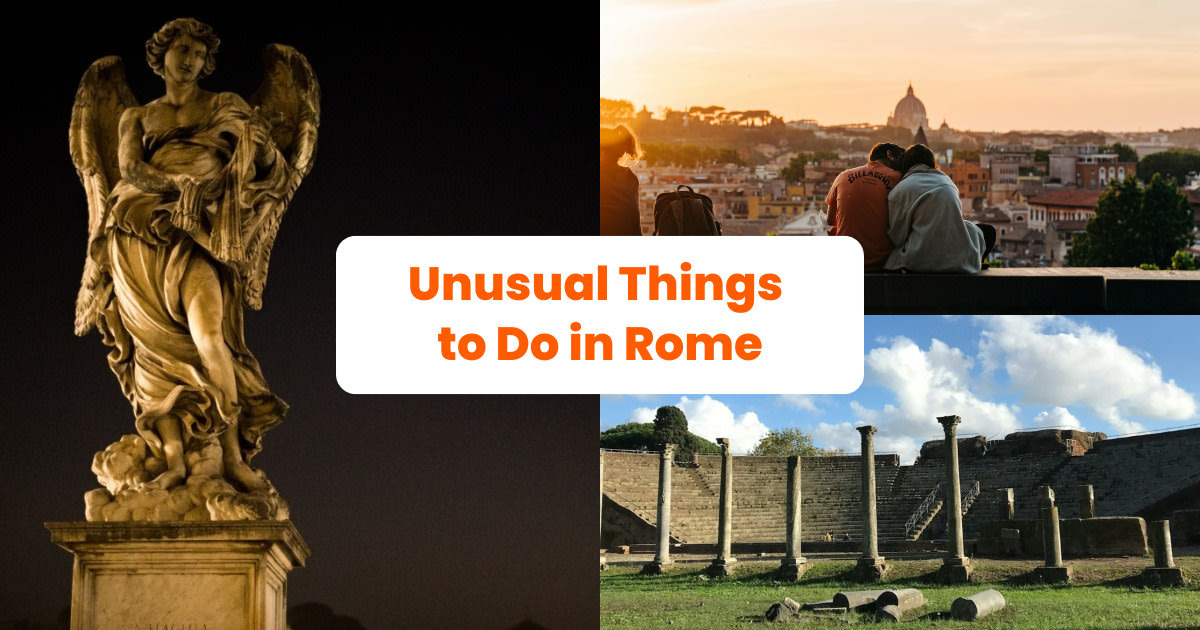 New In Rome Fun 7 Unique and Unusual Things to Do in Rome Most Travelers Miss - Klook ...
