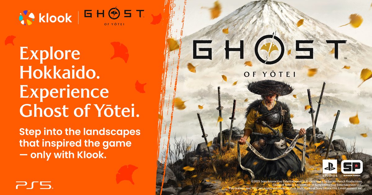 Klook and PlayStation Brings the Virtual World of Ghost of Yōtei to Life in Hokkaido