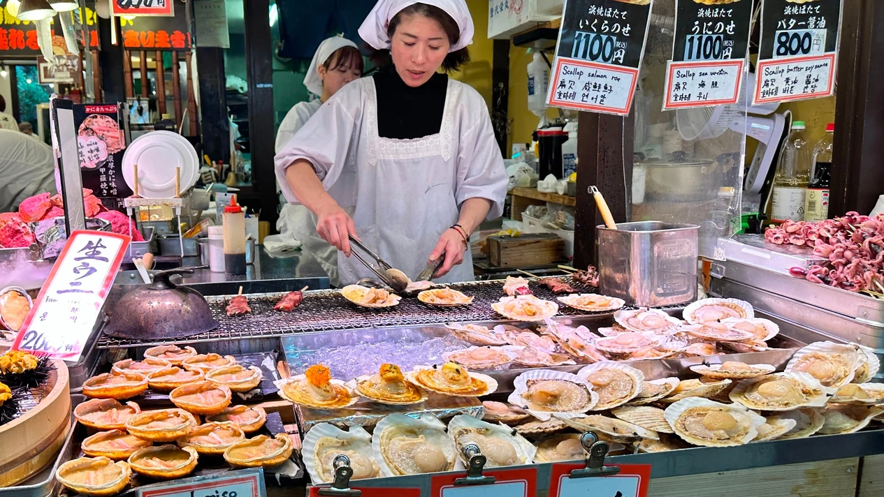 大阪市黑門市場 & 千日前道具屋筋美食之旅