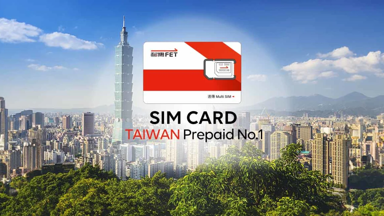 Taiwan Far EasTone Telecommunications 4G/5G Unlimited Data Card + Calls (Pick up at Taoyuan International Airport)