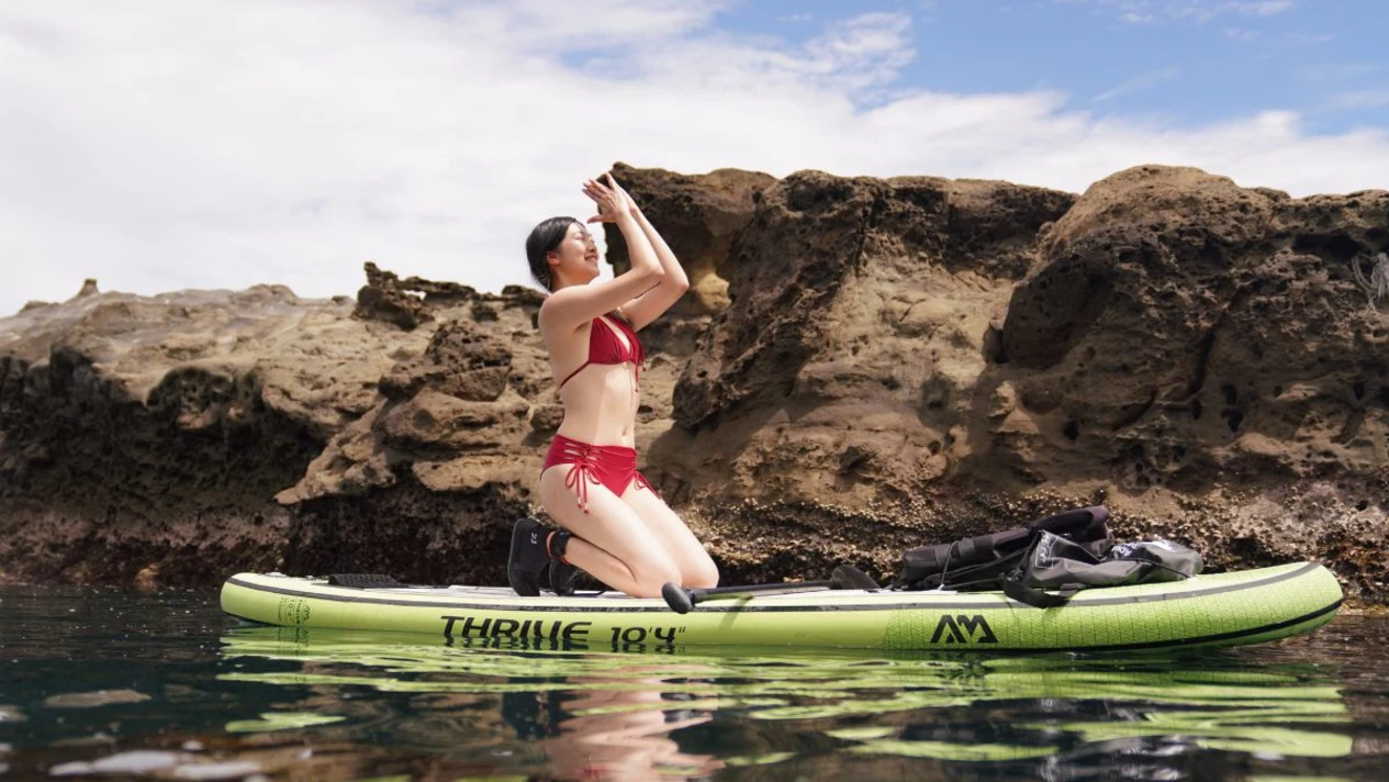 New Taipei: Elephant Trunk Rock SUP Stand Up Paddle (including photo service)