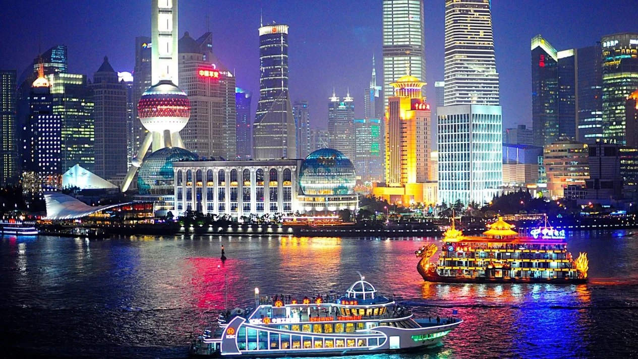 Shanghai Huangpu River Night Cruise Ticket + Buffet Lunch