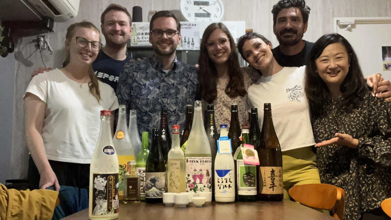 在東京築地體驗日本清酒品鑑