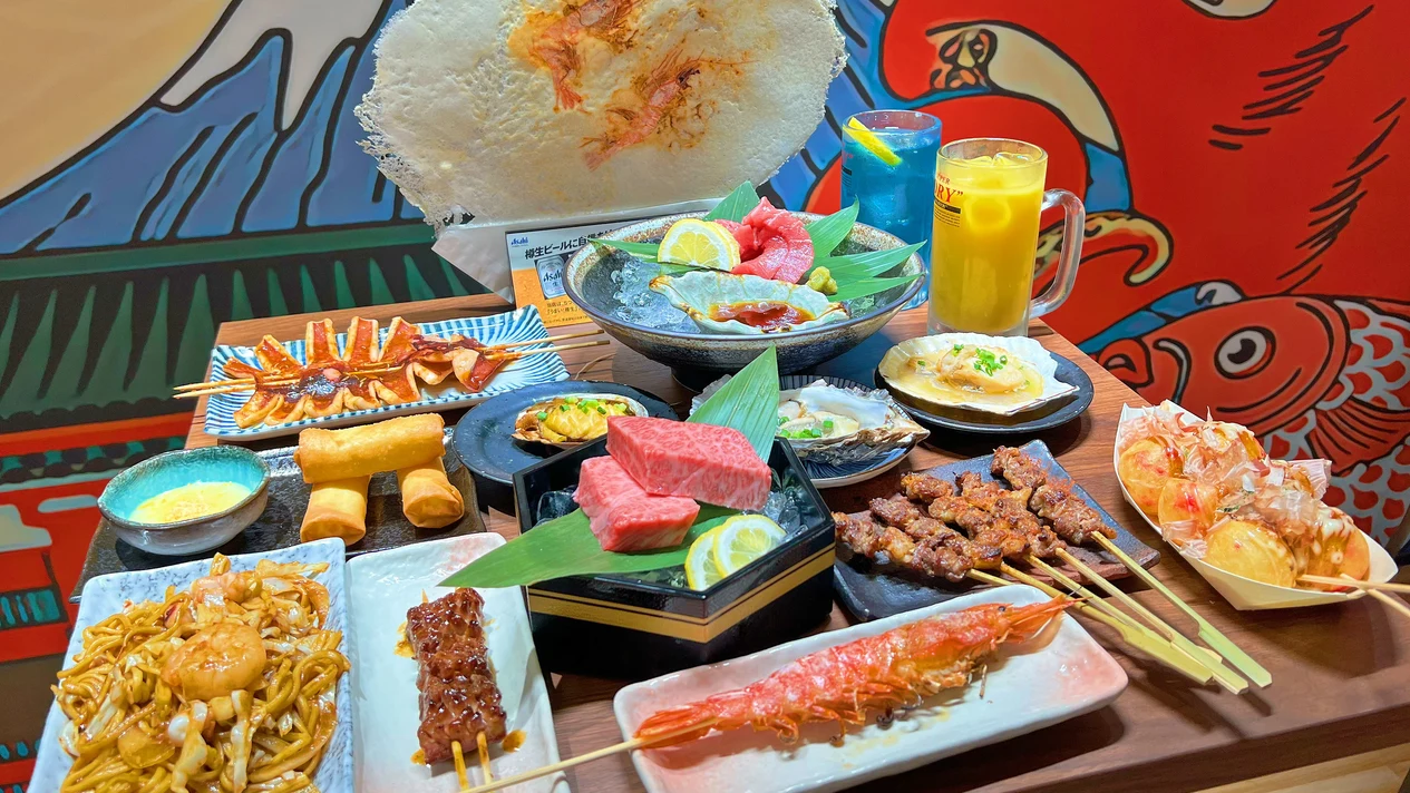 【Klook獨家販售】勝 旨いもん屋台（Katsu Umaimonyadai）海鮮和牛居酒屋 - 大阪・道頓堀・心斎橋・難波
