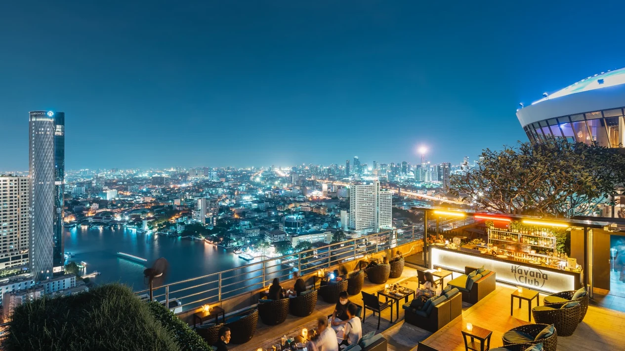 曼谷千禧希爾頓酒店ThreeSixty屋頂酒吧