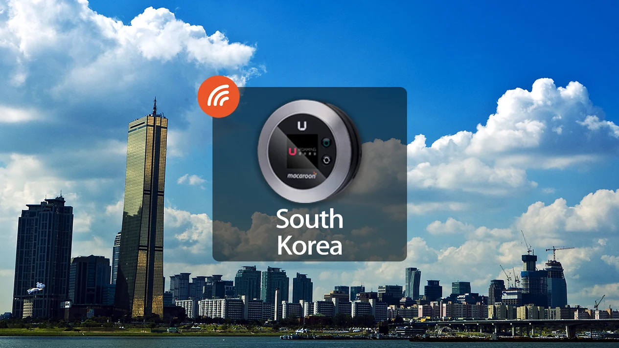 [Unlimited Data] Korean 4G WiFi Sharer for pick up at Hong Kong Airport (provided by Uroaming)