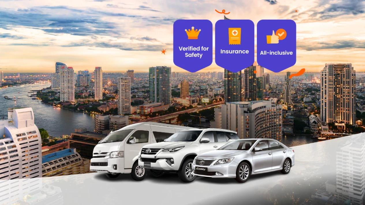 曼谷至芭堤雅 ＆ 大城 ＆ 華欣 ＆ 周邊城市私人接送（ TTD Global提供）