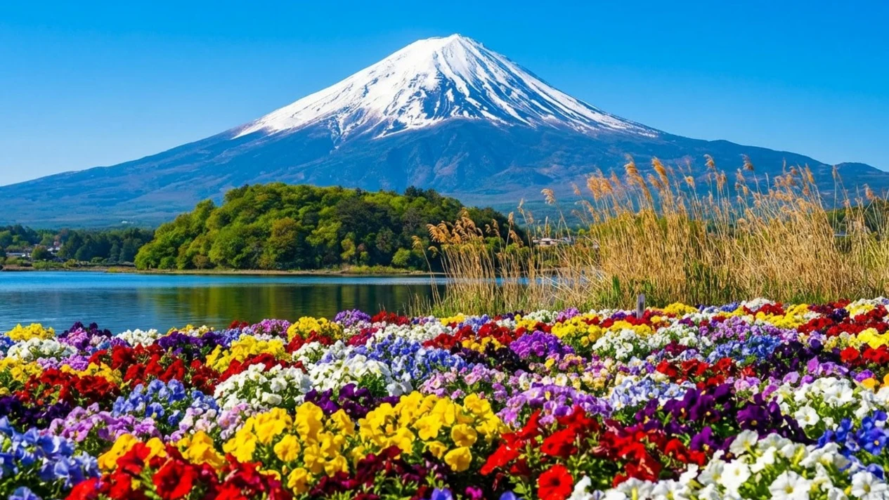 富士山季節限定打卡網紅必玩一日遊｜富士山小火車&河口湖賞櫻&新倉山公園&日川時計店（多線路可選）