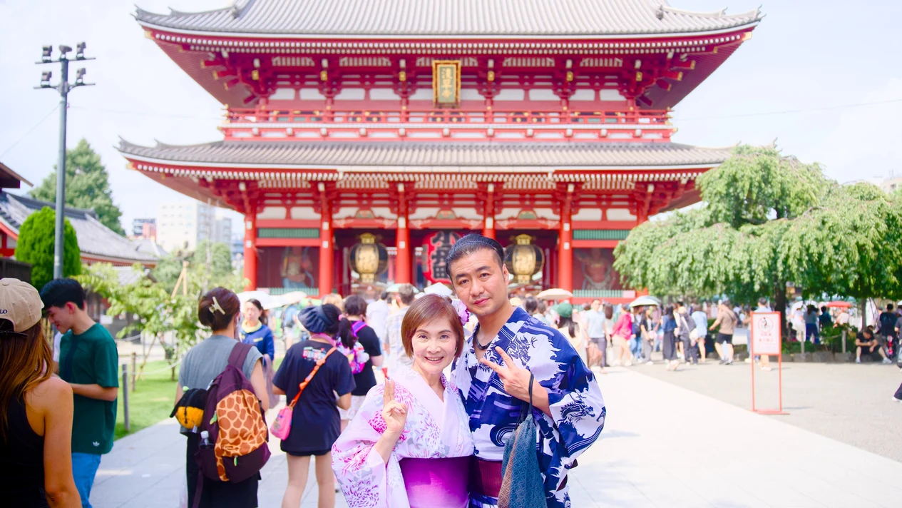 東京城市、淺草和服 & 美食半日遊（含攝影師）