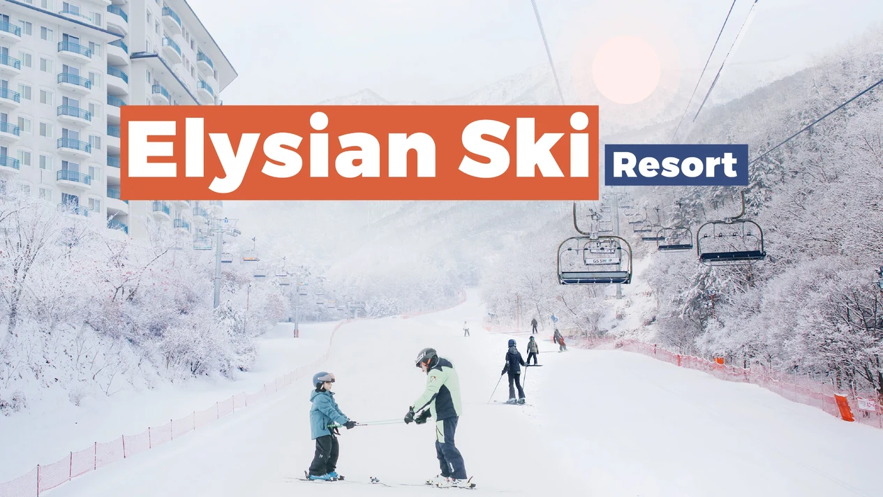 One-day trip to Elysian Gangchon Ski Resort (from Seoul)