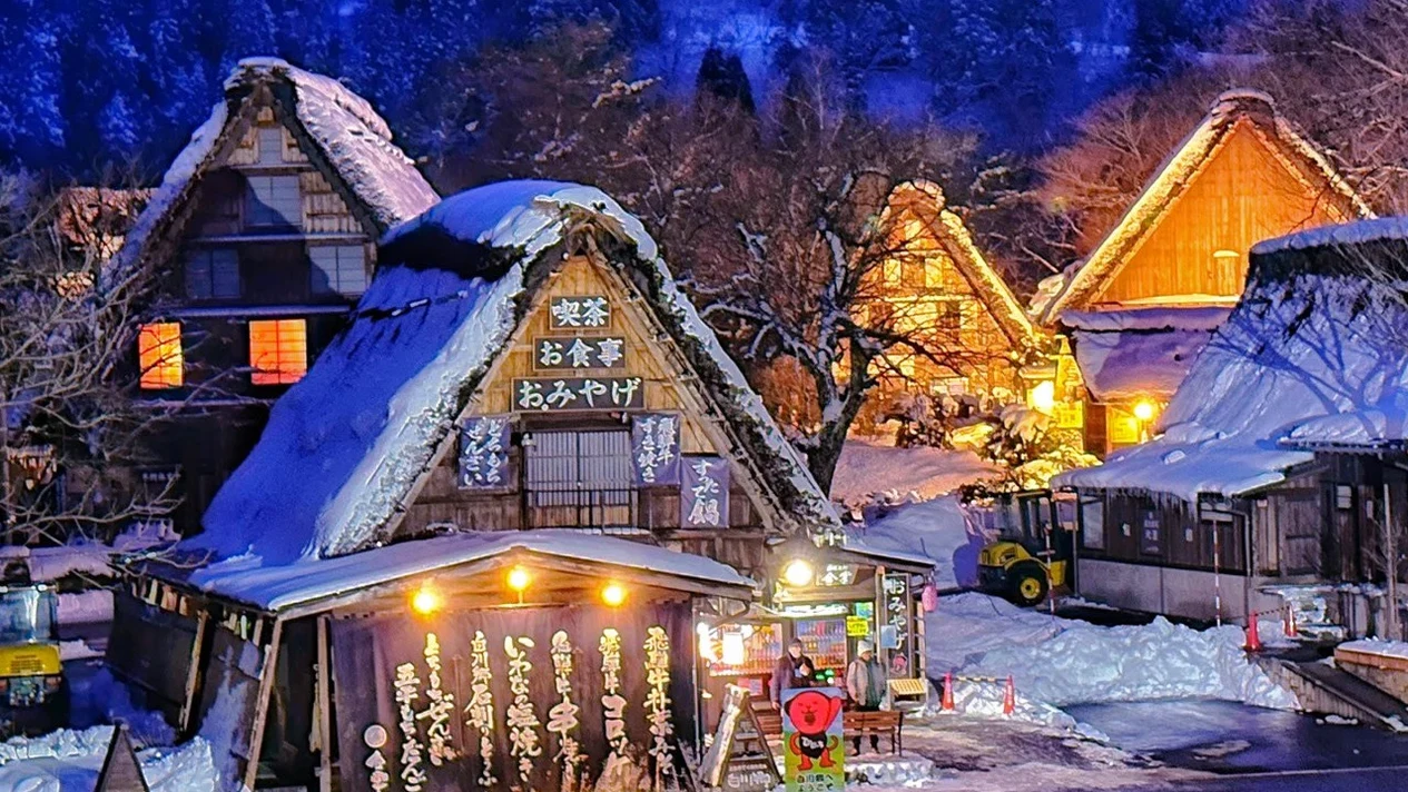 2025 Winter Limited-Takayama & Shirakawa-go Light-up Day Tour (Depart from Nagoya)