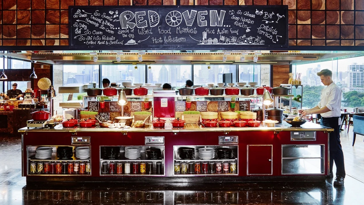 曼谷索菲特酒店Red Oven餐廳自助餐